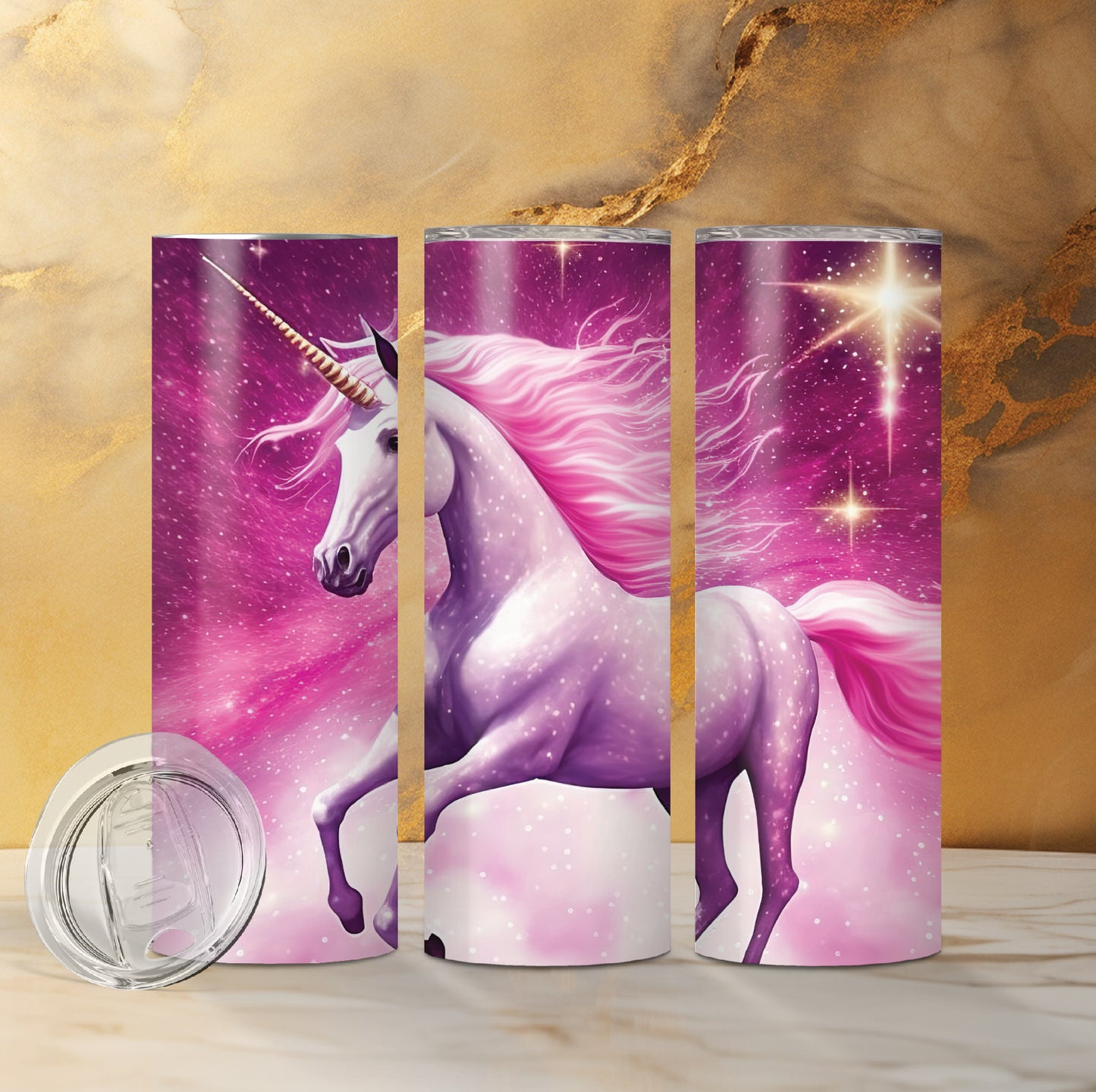 Unicorn Custom Double Insulated Drink Tumbler 2