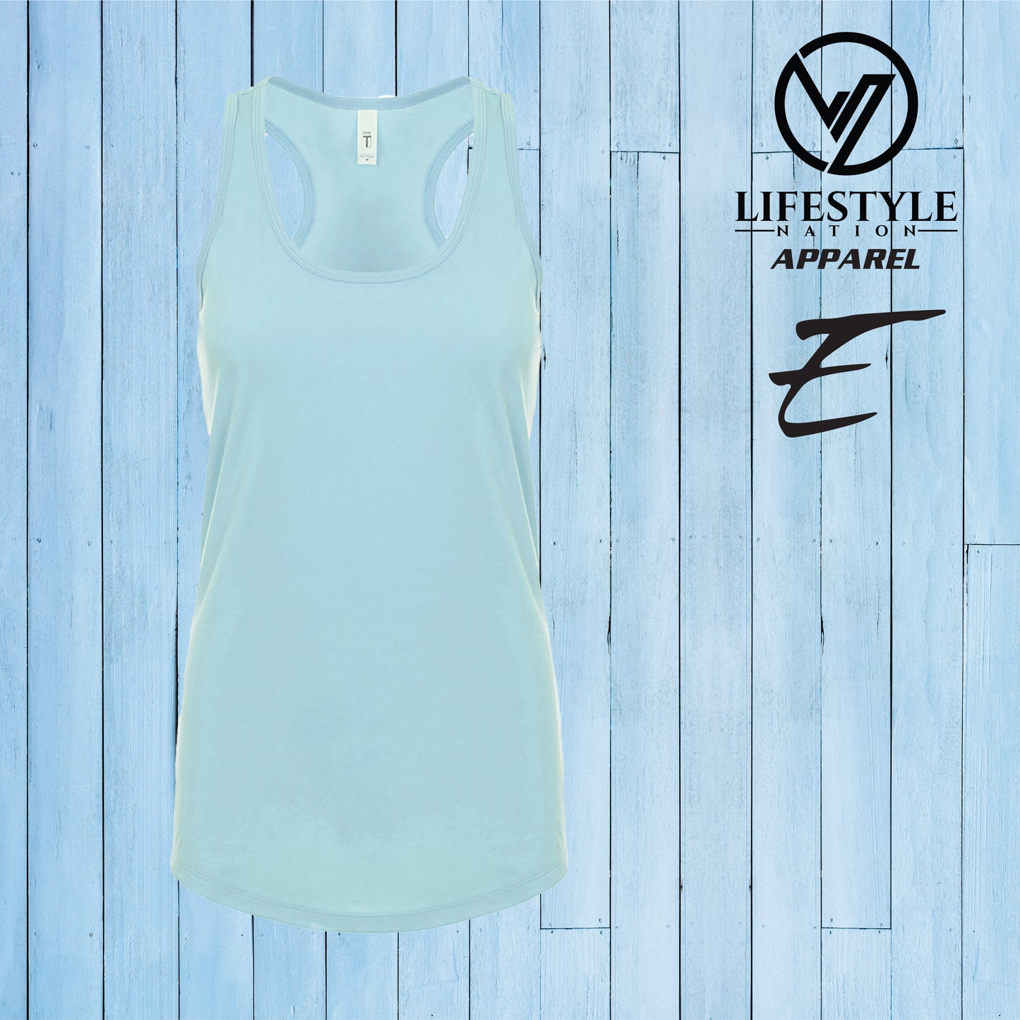 Club Eden Tank Racerback Style Lips E - Pick Color