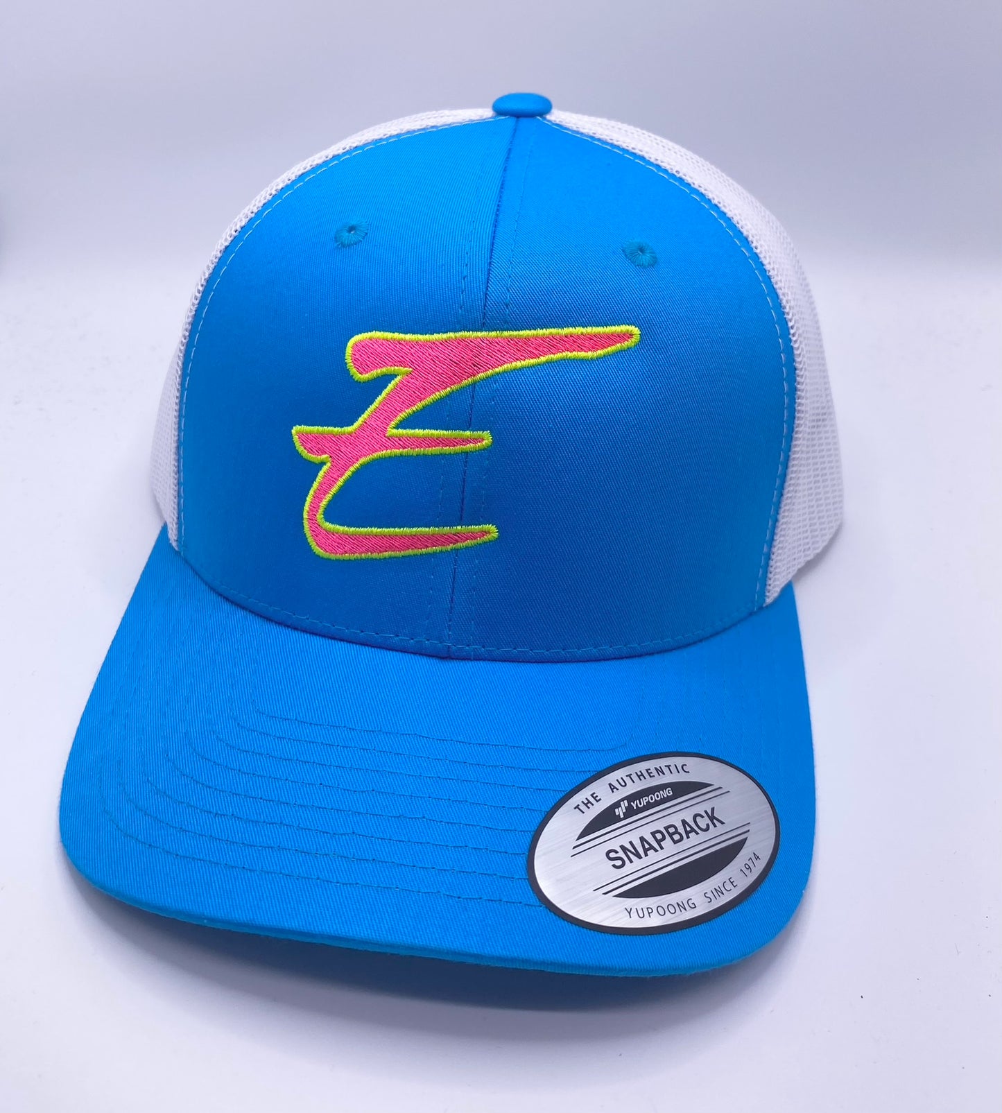 Eden Round Bill Snapback Blue Pink