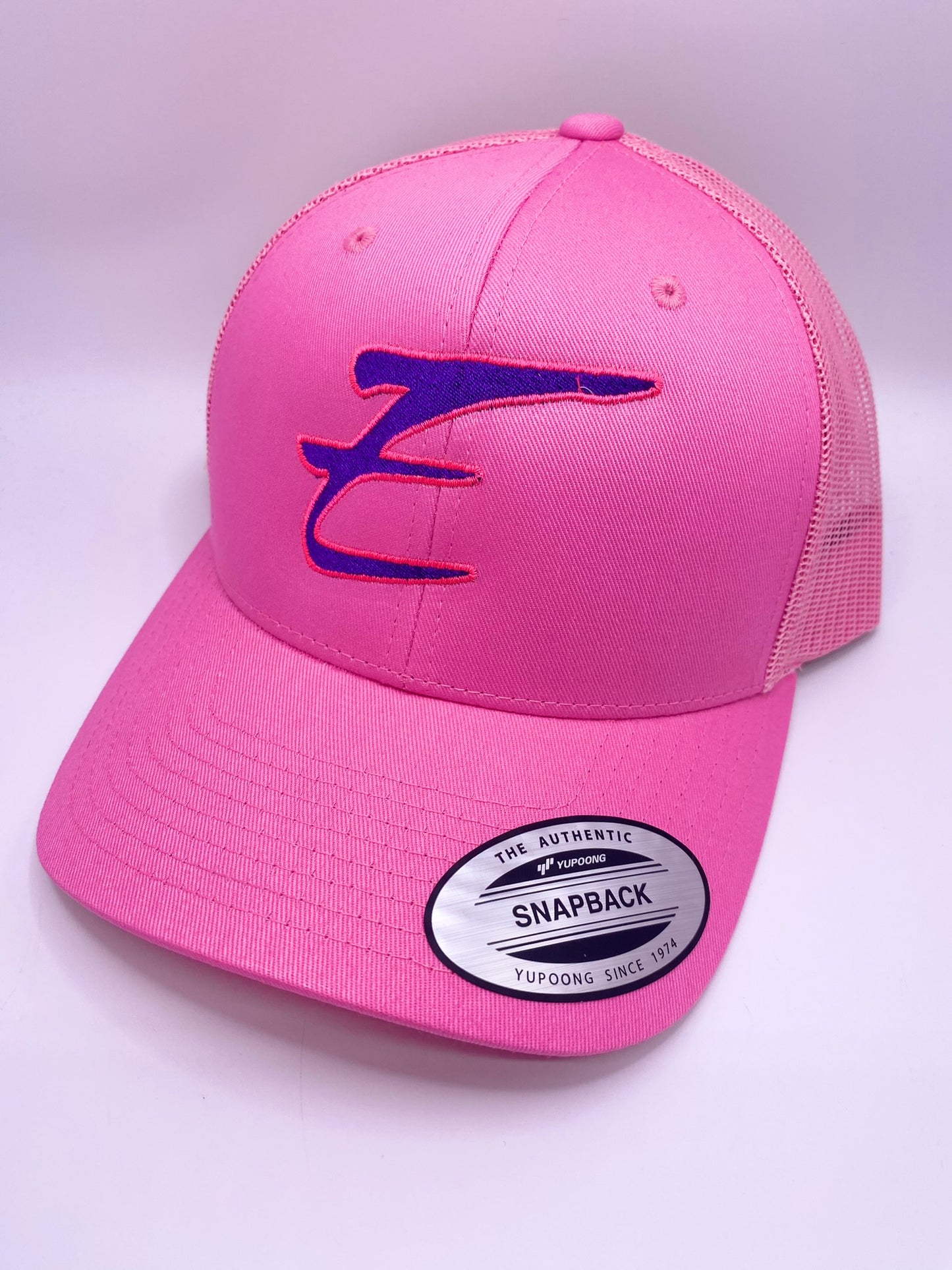 Eden Round Bill Snapback Pink Purple