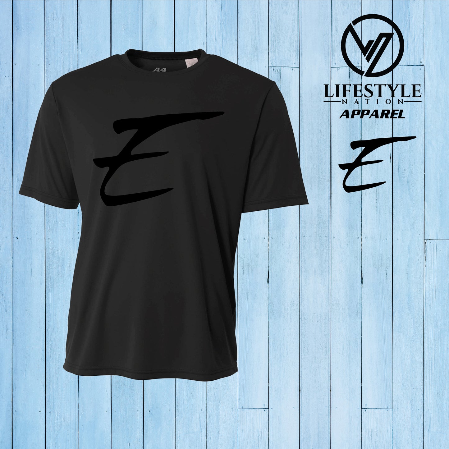 Club Eden Dri Fit T-Shirt White or Black E - Pick Color