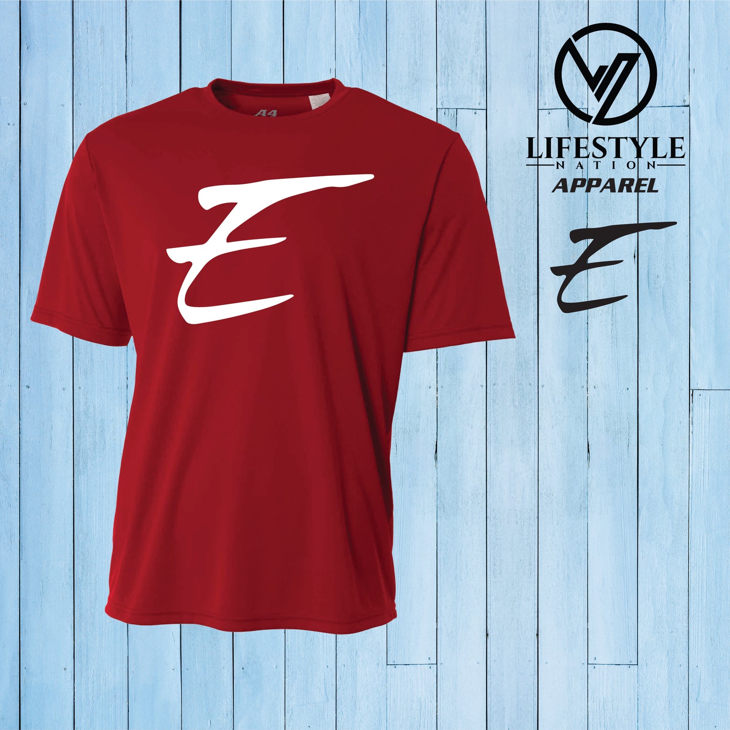 Club Eden Dri Fit T-Shirt White or Black E - Pick Color