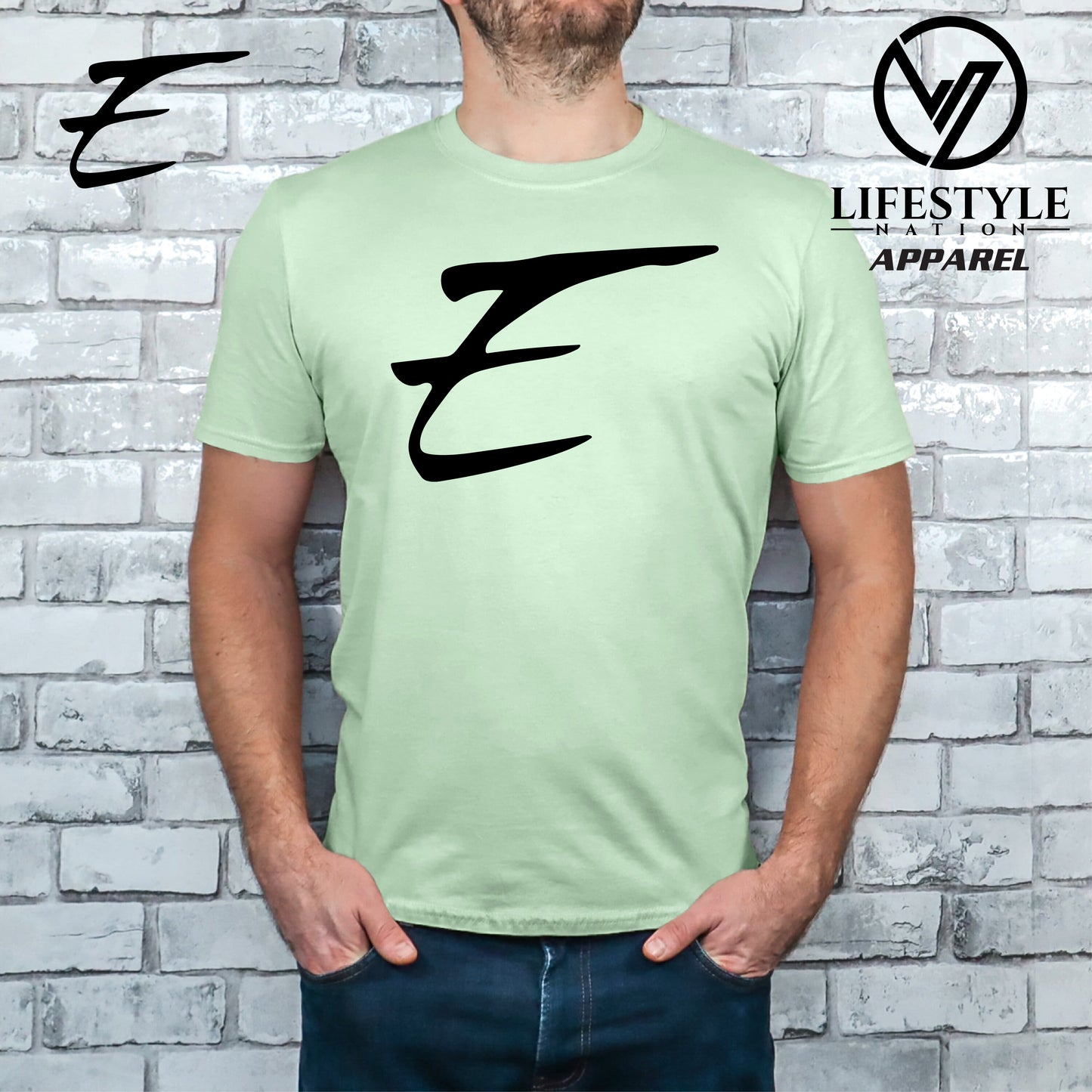 Club Eden T-Shirt Softstyle with Black E - Pick Color