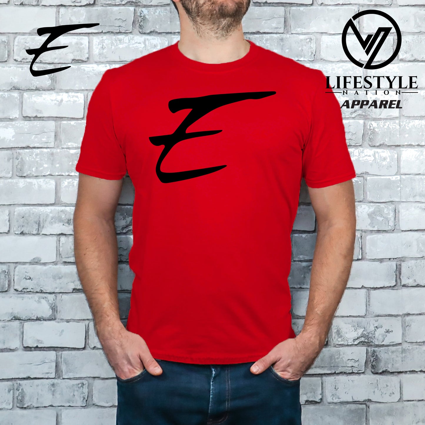 Club Eden T-Shirt Softstyle with Black E - Pick Color