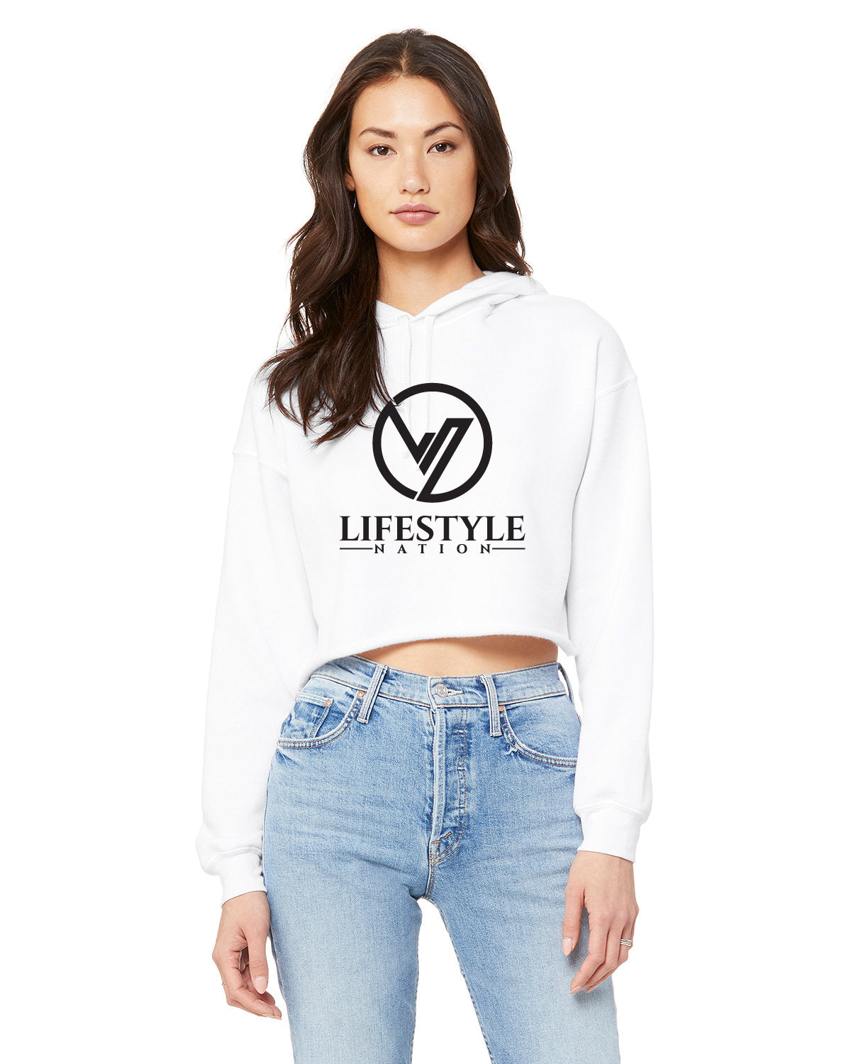 Crop Top Lifestyle Nation Hoodie