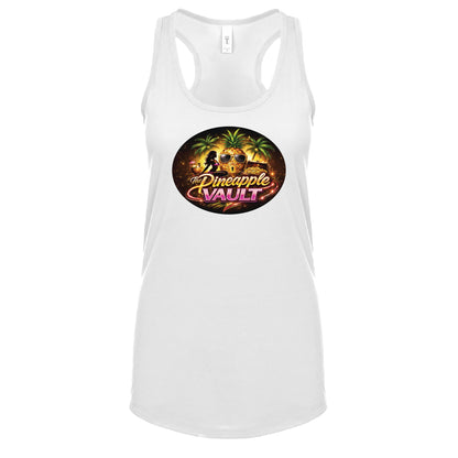 Pineapple Vault Lifestyle Female Racerback Tank Top