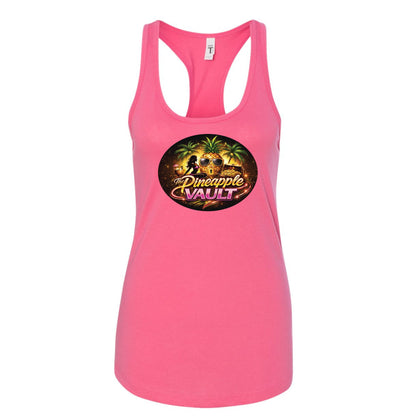 Pineapple Vault Lifestyle Female Racerback Tank Top