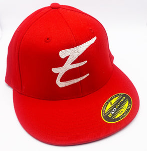 Eden Flex Fit 210 Premium Flat Bill Hat Red