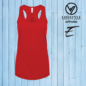 Club Eden Tank Racerback Style Lips E - Pick Color