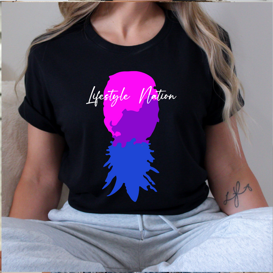 Bi Color Pineapple Lifestyle Nation T-Shirt or Tank