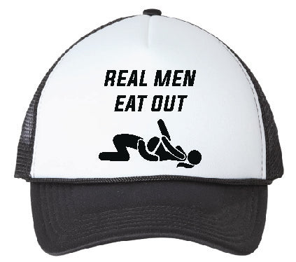 Real Men Eat Out Trucker Hat