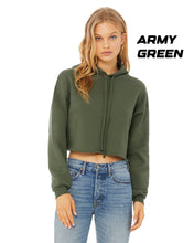 Load image into Gallery viewer, Crop Top Lifestyle Nation Hoodie Metallic Foil
