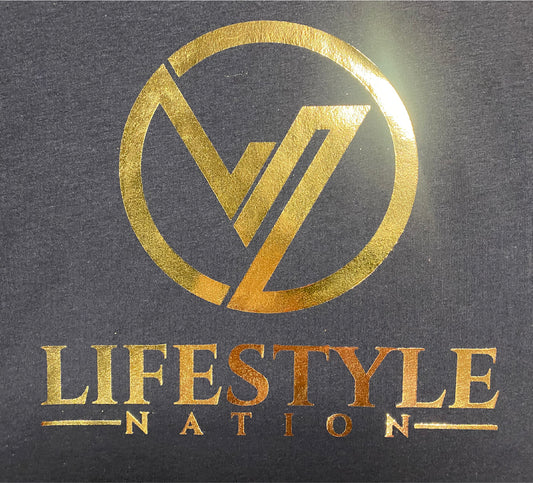 Lifestyle Nation Hoodie Gold or Silver Foil