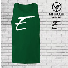 Load image into Gallery viewer, Eden Tank Top with White E - Pick Color
