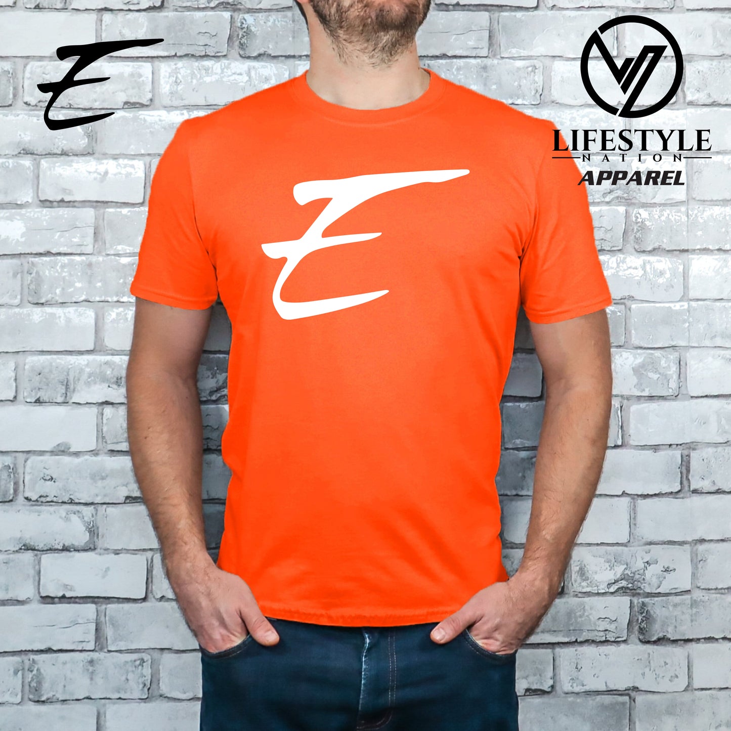 Club Eden T-Shirt Softstyle with White E - Pick Color