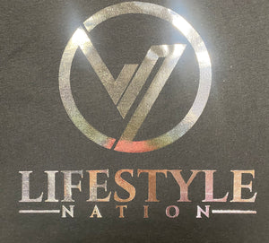 Lifestyle Nation Hoodie Gold or Silver Foil